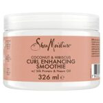 SheaMoisture Coconut & Hibiscus Curl Enhancer no silicones or sulphates smoothie for thick, curly hair 326 ml