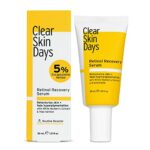 Clear Skin Days 5% Retinol Recovery Face Serum - With Niacinamide - Treats Scarring, Hyperpigmentation, Fine Lines & Wrinkles - Brightens Skin &