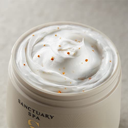 Sanctuary Spa Golden Sandalwood Melting Pearl Body Butter with Shea Butter & Argan Oil, No Mineral Oil, Cruelty Free & Vegan Body Moisturiser, 30