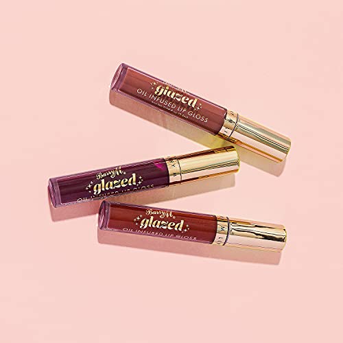 Barry M Glazed Oil Infused Nude Lip Gloss, So Precious, Natural Nude, infused with plum and almond oil