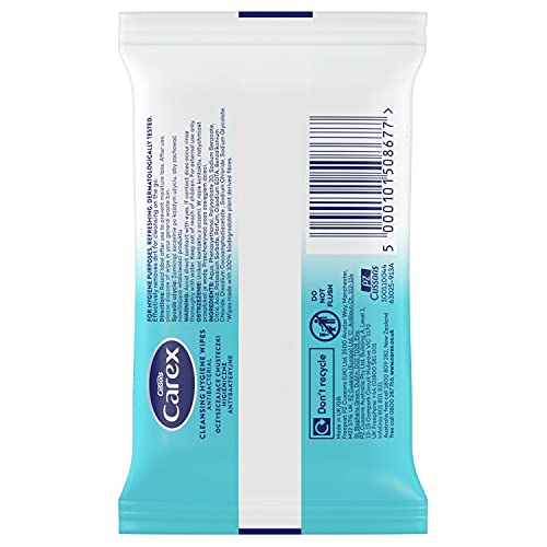 Carex Antibacterial Biodegradeable Wipes- Multipack 15 Wipes x 10 Packs