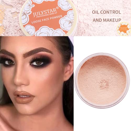 Invisible Fixing Face Powder,Pink Makeup Setting Matte Face Powder,Touch-proof Translucent Setting Powder,Loose Powder Makeup,Long Lasting Matte