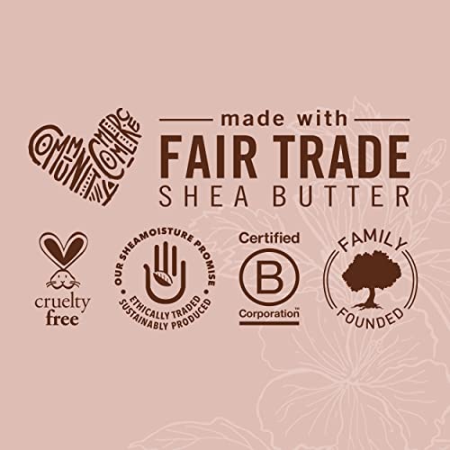 SheaMoisture Coconut & Hibiscus Curl Enhancer no silicones or sulphates smoothie for thick, curly hair 326 ml