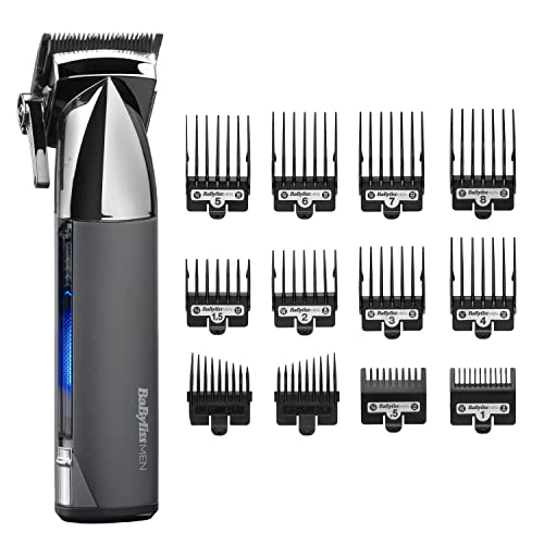 BaByliss Super-X Metal Hair Clipper, Lithium Cordless, Precision-engineered Japanese steel blades