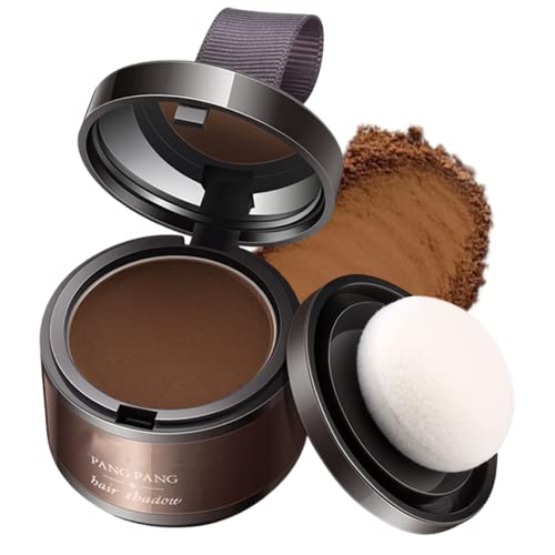 Instantly Hairline Shadow,Hairline Powder,Root Touch Up Quick Cover Brown Hair Root Concealer for Hairline,Shadow,Eyebrows, Beard,Waterproof,Lith