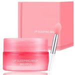 Lip Sleeping Mask, Lip Sleep Mask Overnight Lip Skincare Lip Oils, Lip Moisturiser for Dry Chapped Peeling Cracked Lips Fades Lip Lines, Lip Balm