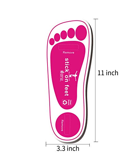 Economy Pack of 60 Pairs (120 Feet) of Disposable Sticky Feet for Airbrush Sunless Tanning