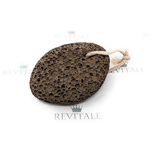 Revitale Natural Volcanic Lava Pumice Foot Stone - Pedicure Scrubber & Hard Dead Skin/Callus Remover (2 Pack)