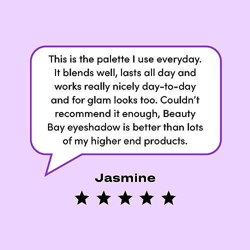 BEAUTY BAY Neutral 16 Piece Colour Eyeshadow Palette Gift Set - Make up Beauty Products - Vegan Gifts for Women - PETA Certified Cruelty Free - M