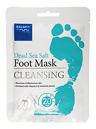 ESCENTI® DEAD SEA SALT CLEANSING 20 MINUTE FOOT MASK