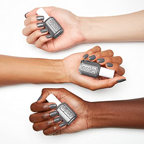 Essie Original High Shine and High Coverage Nail Polish Light Grey Creamy Colour, Shade 608 Serene Slate 13.5 ml