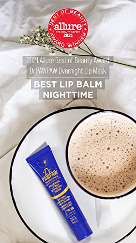 Dr.PAWPAW Overnight Lip Mask 10ml, multipurpose lip mask with natural pawpaw