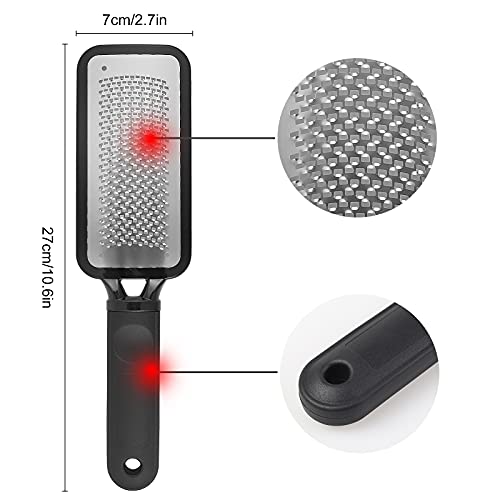 Colossal Pedicure Foot File, Dry Skin and Callus Remover, Hard Skin and Dead Skin Remover for Feet, Professional Stainless Steel at Home , for We