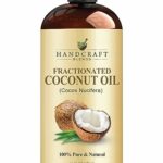 Handcraft Fractionated Coconut Oil - 100% Pure & Natural Premium Grade Coconut Carrier Oil for Essential Oils, Massage Oil, Moisturizing Hair Oil