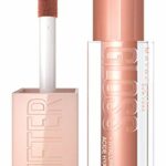 Maybelline New York Lifter Gloss, Plumping & Hydrating Lip Gloss with Hyaluronic Acid, 5.4 ml, Shade: 008, Stone
