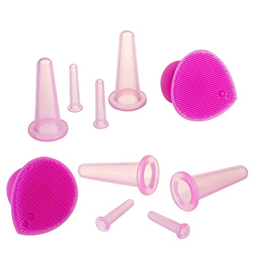 Cupping Therapy Set for Face - Double Chin Reducer - Face Cupping Set - Ideal to Cup Your Cheeks, Chin and Lips - Facial Cupping Sets - Anti Cell