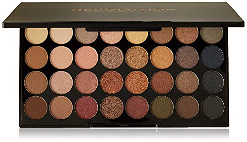 Makeup Revolution Shimmers and Matte Nudes Ultra 32 Eyeshadows Flawless Palette