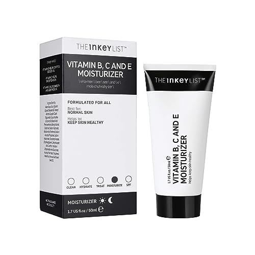 The INKEY List Vitamin B, C and E Lightweight Daily Face Moisturiser to Keep Skin Healthy 50ml