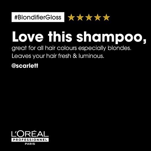 L’Oréal Professionnel | Shampoo, For Highlighted or Blonde Hair, Serie Expert Blondifier Gloss