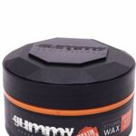 Gummy Hair Styling Wax Bright Finish Melon Scent, Orange, Sweet Melon, 150 millilitre