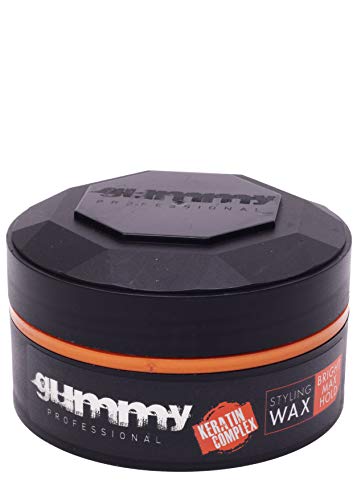 Gummy Hair Styling Wax Bright Finish Melon Scent, Orange, Sweet Melon, 150 millilitre