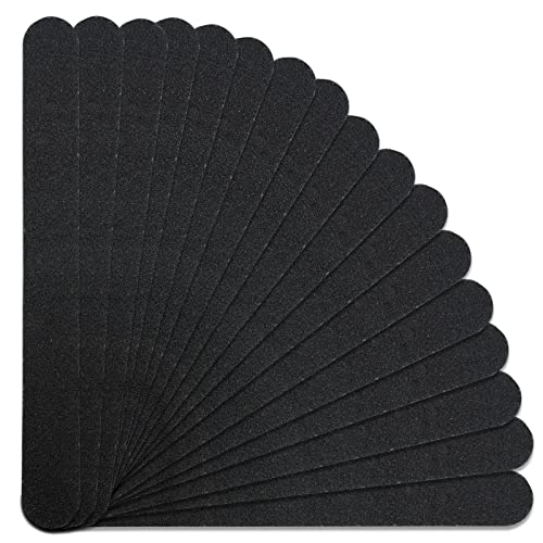 LAMXD 20 PCS Nail Files, Professional Nail Files Double Sided Emery Board, Fingernal Buffing Files Set for Home, 100/180 Grit(Black)