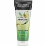 John Frieda Detox & Repair Conditioner 250 ml, Hydrating and Smoothing Conditioner for Dry, Stressed and Damaged Hair with Avocado Oil and Green