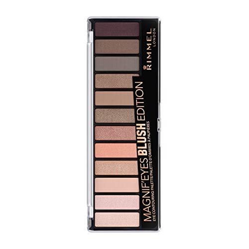 Rimmel Magnif'eyes Nude Edition Eyeshadow Palette, 12 shade, Cream