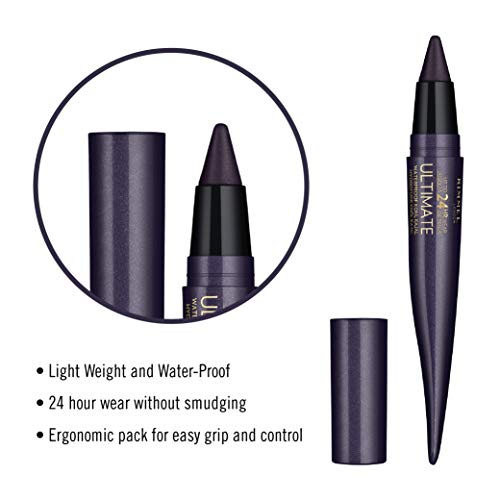 Rimmel Ultimate Kohl Kajal Eye Pencil And Liner, Black Obsidian