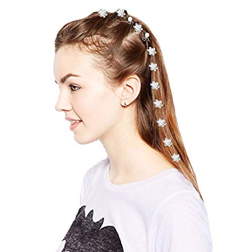 inSowni 32 Pack Silver Wedding Hair Side Combs Slides+U-shaped & Twist Spiral Bridal Hair Pins Headpieces Clips Barrettes Rhinestones Pearls Hair