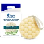 Head and Shoulders Gentle Clean Anti-Dandruff Vegan Shampoo Bar with Aloe Vera Gel, Solid Travel Toiletries for All Hair Types & Dry Scalp (70G)
