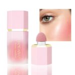 Liquid Blush Makeup, Soft Cream Blushers for Cheeks Make Up, Blush Stick Natural Looking Color Long-Wearing Smudge Proof, Waterproof Lightweight