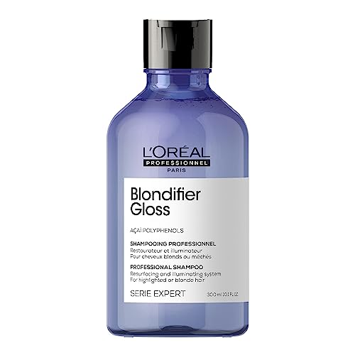 L’Oréal Professionnel | Shampoo, For Highlighted or Blonde Hair, Serie Expert Blondifier Gloss