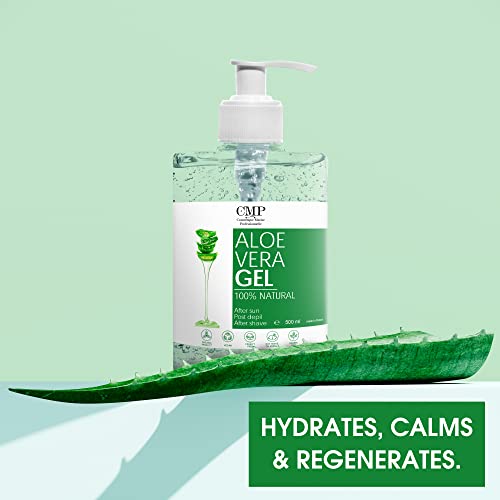 Organic Aloe Vera Gel 100% Natural & Pure. Cooling, Soothing & Skin Calming. Aftershave, Waxing Aftercare, Shaving and Aftersun - Aloe Moisturise