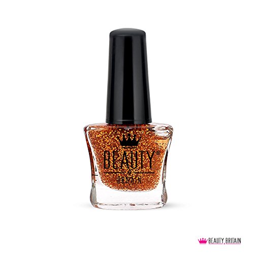 Beauty4Britain 24 x Glitter Nail Polish Set 24 Distinctive Shades 5 ML Contrasting Black Caps UK Seller