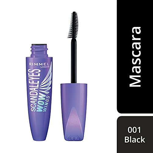 Rimmel Scandaleyes WOW Wings Volumising Mascara, Black, 12 ml