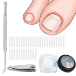 52 Pcs Ingrown Toenail Correction Strips Brace Kit, Ingrown Toenail Corrector Toenail Correction Patches Ingrown Toenail Treatment Toenail Straig