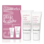 This Works Prep and Glow Gift Set - Travel Size Kit with Perfect Legs Skin Miracle and Perfect Heels Rescue Balm Foot Cream - Nourishing & Hydrat