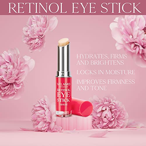 Retinol Stick, Retinol Face Cream, Under Eye Cream Anti Aging, Brightening Balm Reduces Fine Lines and Dark Circles, Visible Results in 3-4 Weeks
