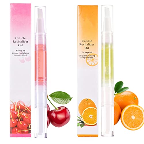 Cuticle Oil Pens - Nail Nutrition Pen - 2PCS Nail Revitalize Oil Pen Set for Nail Care ,Nail Oil Pens with Natural Ingredients Repairing