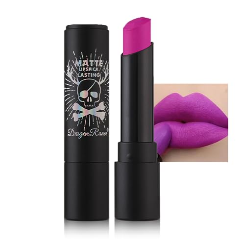 Black Lipsticks for Women Long Lasting - Matte Lipstick Highly Pigmented - Waterproof Moisturize Plumping Lip Gloss Non Stick Velvet Lipstick - U