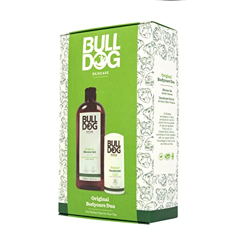 Bulldog Skincare Original Bodycare Duo, Gift Set for Men, 710g