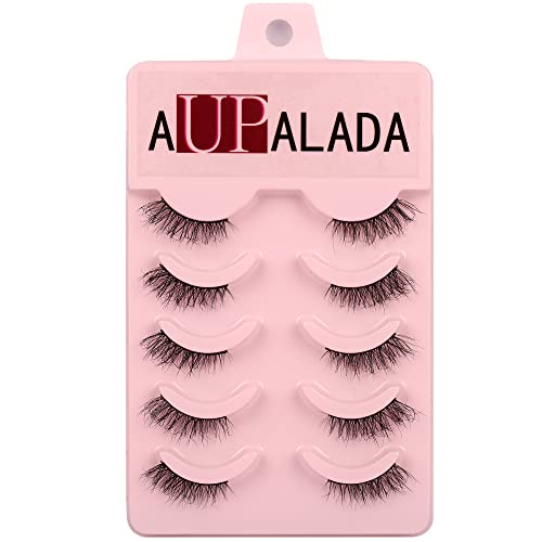 False Eyelashes Half Lashes Natural Wispy Cat Eye lashes Fluffy Volume Strip 1/2 lashes Accent Corner 3/4 Eye Lashes Cluster DIY Fake Eyelashes P