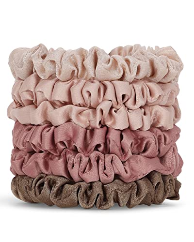 Kitsch Satin Scrunchies - Softer than Silk Scrunchies for Women | Cute Hair Ties & Hair Scrunchies for Hair | Stylish Scrunchie for Teens | Scrun