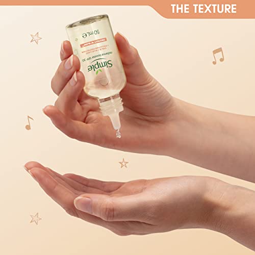 Simple Protect 'N' Glow Radiance Booster SPF 30 naturally preservative free moisturiser for dull & tired skin 50 ml