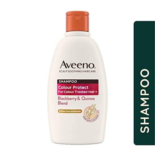 Aveeno Colour Protect Blackberry and Quinoa Scalp Soothing Shampoo for Colour Treated Hair 300ml