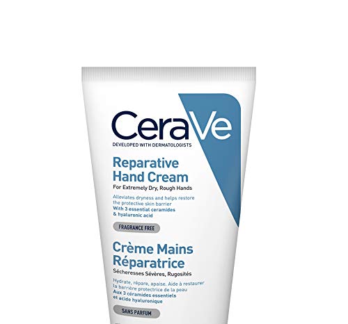 CeraVe Reparative Hand Cream for Dry and Rough Hands 50ml with Glycerin and 3 Essential Ceramides