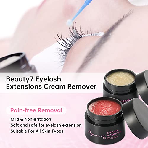 Eyelash Extension Remover Cream 5g for Individual Semi-Permanent False Lash Color White Beauty7
