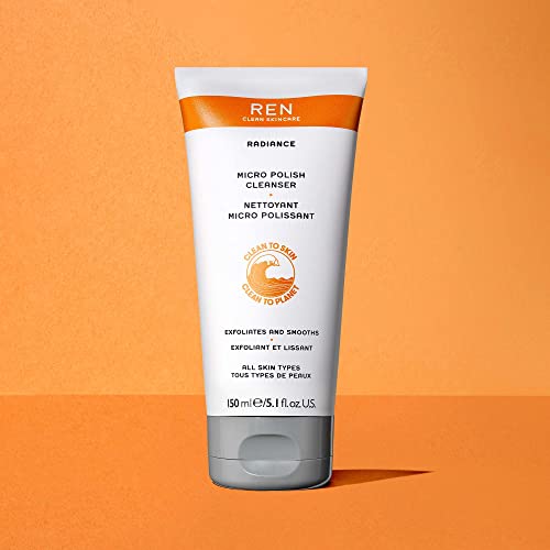 REN Clean Skincare Micro Polish Cleanser 150ml (Packaging may vary)