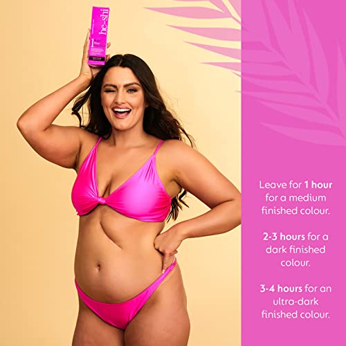 He-Shi Rapid 1 Hour Liquid Tan - Instant Self Tan - 1 Hour Express Fake Tan Lotion - Quick Dry Formula, Natural Ingredients - Vegan & Cruelty Fre